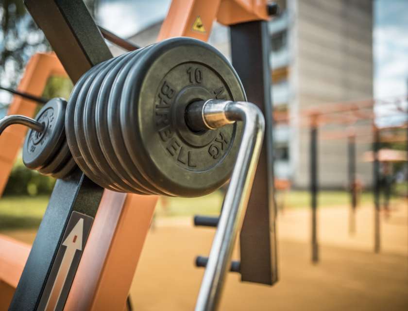 Exercise equipment and fields of outdoors
