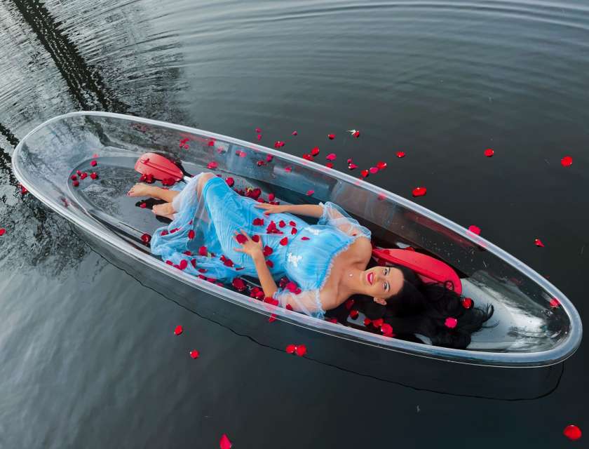 SUP and transparent kayak rental