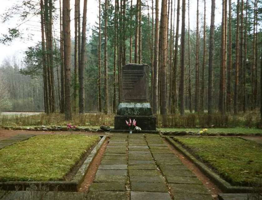 Holocaust memorial in Grīva forest