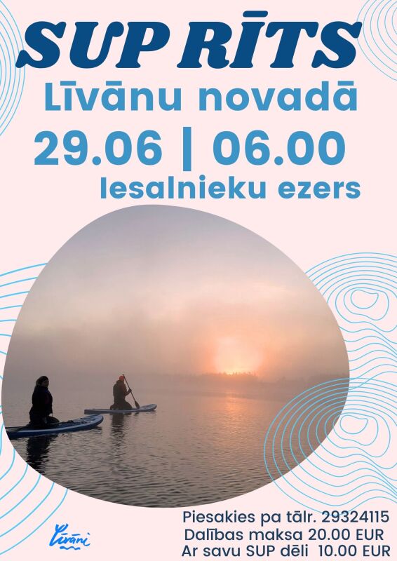 SUP rīti - Iesalnieku ezers