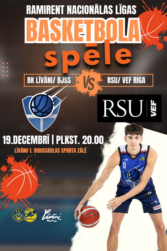 Ramirent Nacionālās līgas basketbola spēle
