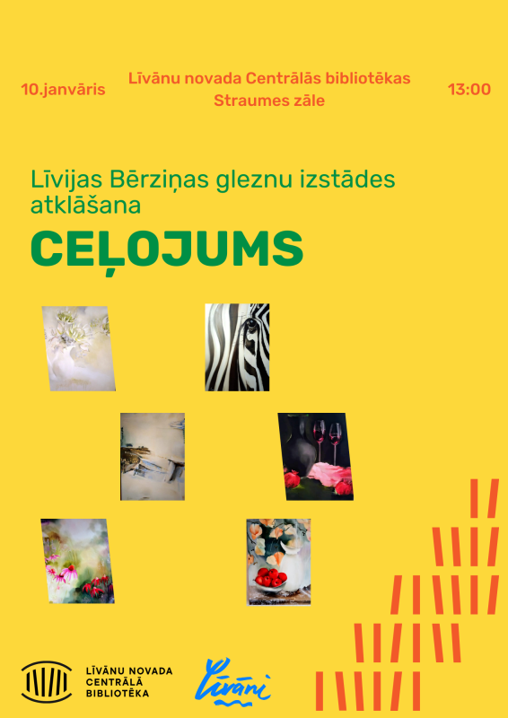 Līvijas Bērziņas gleznu izstādes atklāšana