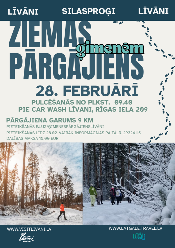 Ziemas pārgājiens ģimēnēm