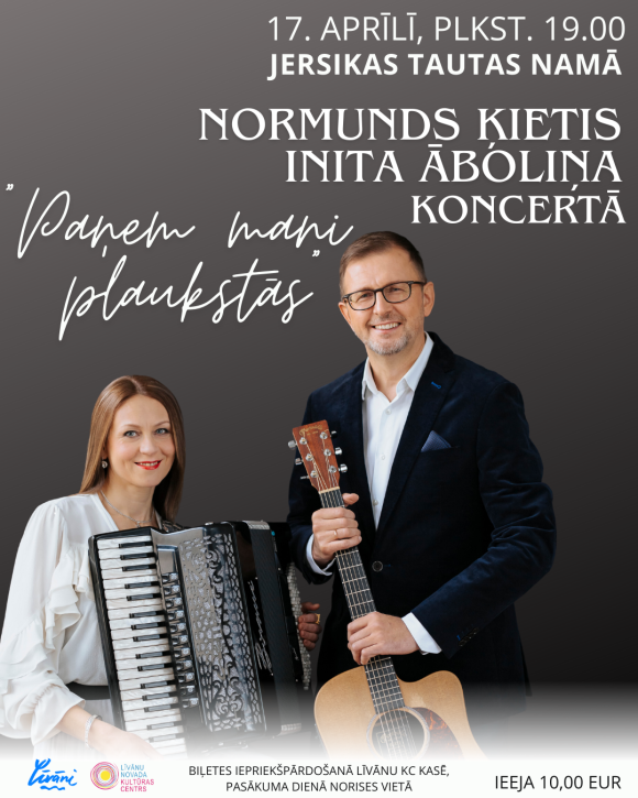 Normunds Ķietis un Inita Āboliņa koncertā 