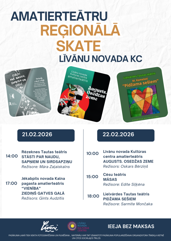 Amatierteātru regionālā skate