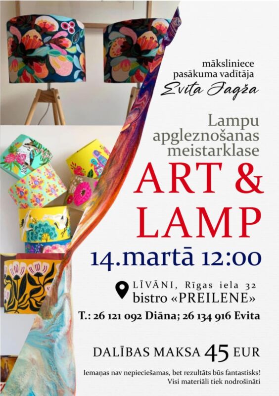 Lampu apgleznošanas meistarklase 