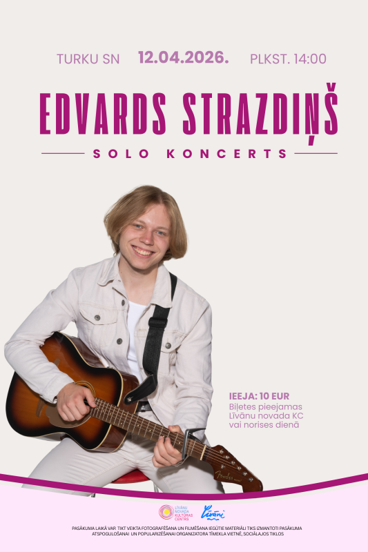 Edvarda Strazdiņa solo koncerts