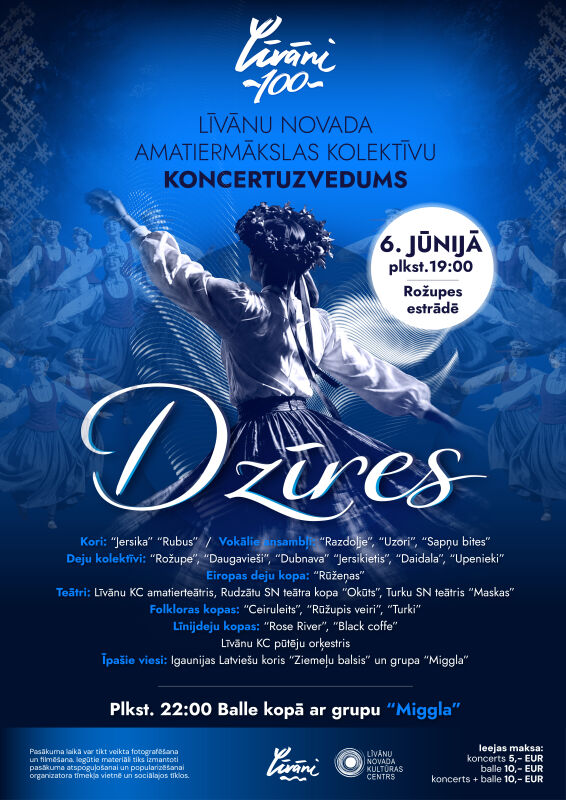 Līvānu novada amatiermākslas kolektīvu koncertuzvedums “Dzīres”