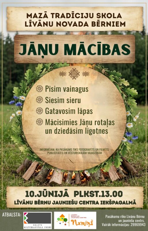 Mazā tradīciju skola Līvanu novada bērniem 