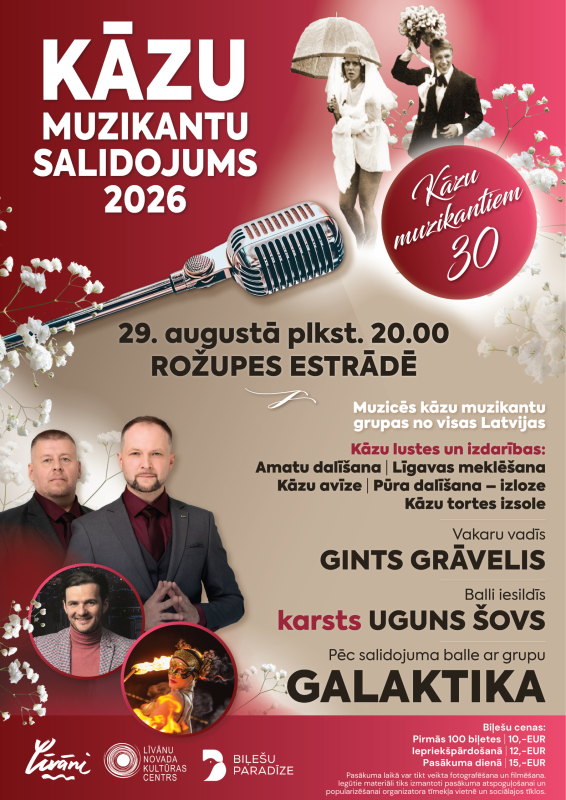 KĀZU MUZIKANTU SALIDOJUMS 2026