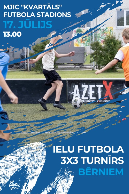 Ielu futbola 3x3 turnīrs 