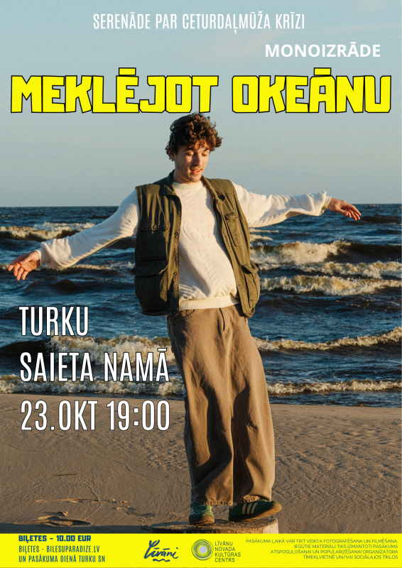 Matīsa Ozola monoizrāde “Meklējot okeānu”