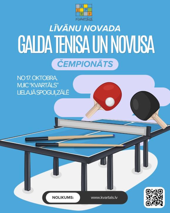 Līvānu novada čempionāts galda tenisā un novusā