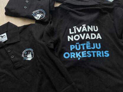 Līvānu novada Kultūras centra pūtēju orķestrim – jauni vienota dizaina t-krekl