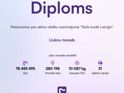 Soļosim kopā par stipru, veselīgu un vienotu Latviju!