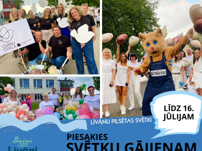 Līvānu pilsētas svētku gājiens